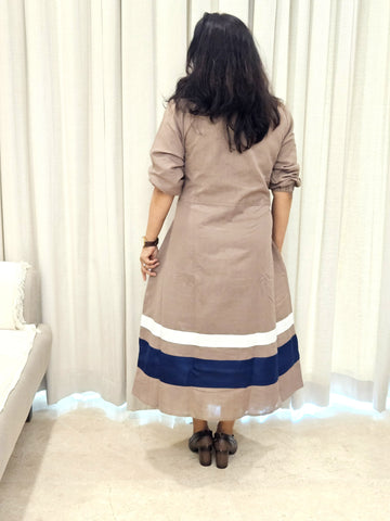 Earthen Dress - Dark Beige